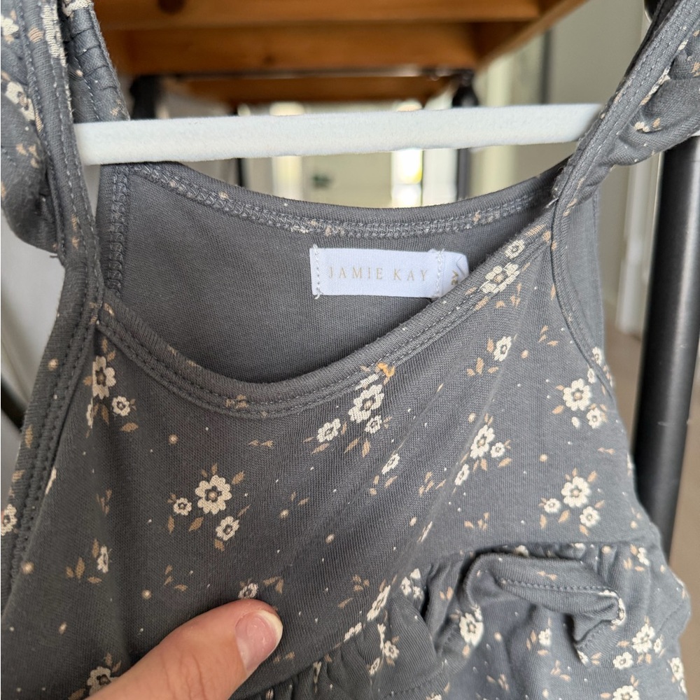 Jamie Kay Toddler Charcoal Floral Dress - Picture 3 of 5